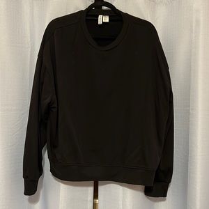 Black crewneck